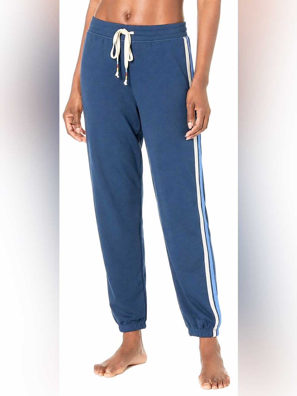 P.J. Salvage Sporty Stripe Banded Lounge Pants Medium New